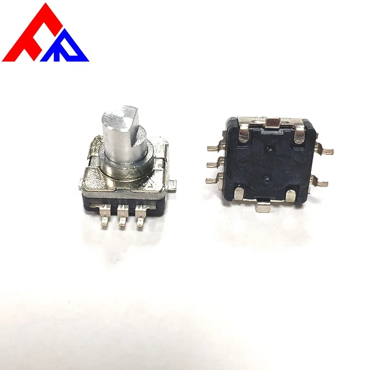 Wholesale PEC11 360 degree rotating short handle SMT button switch encoder