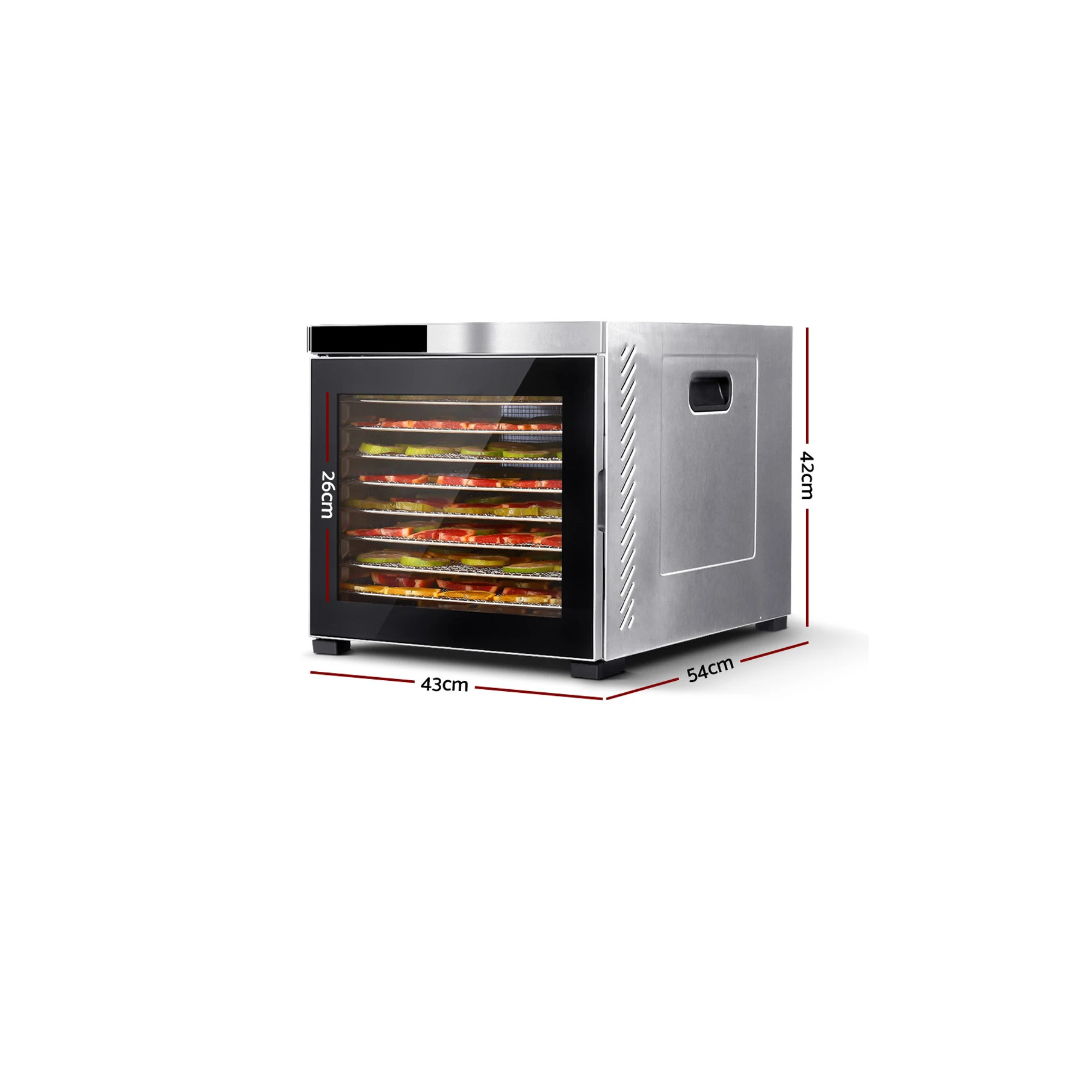 Профессиональный пищевой Дегидратор с 10 слоями лотков из нержавеющей стали