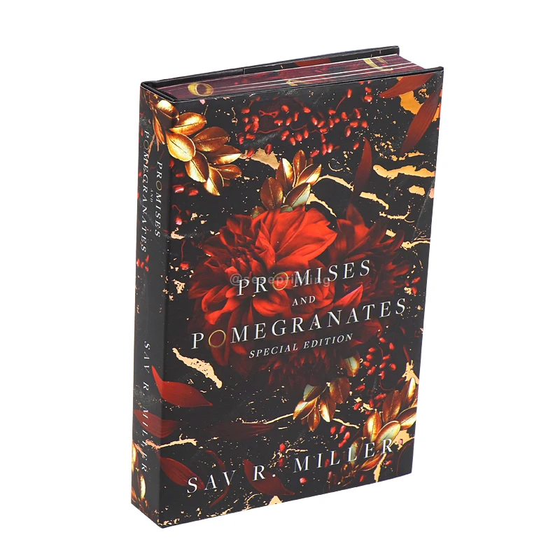 Book manufacturer custom print quality sprayed book edges novel for authors, creatives and publishers