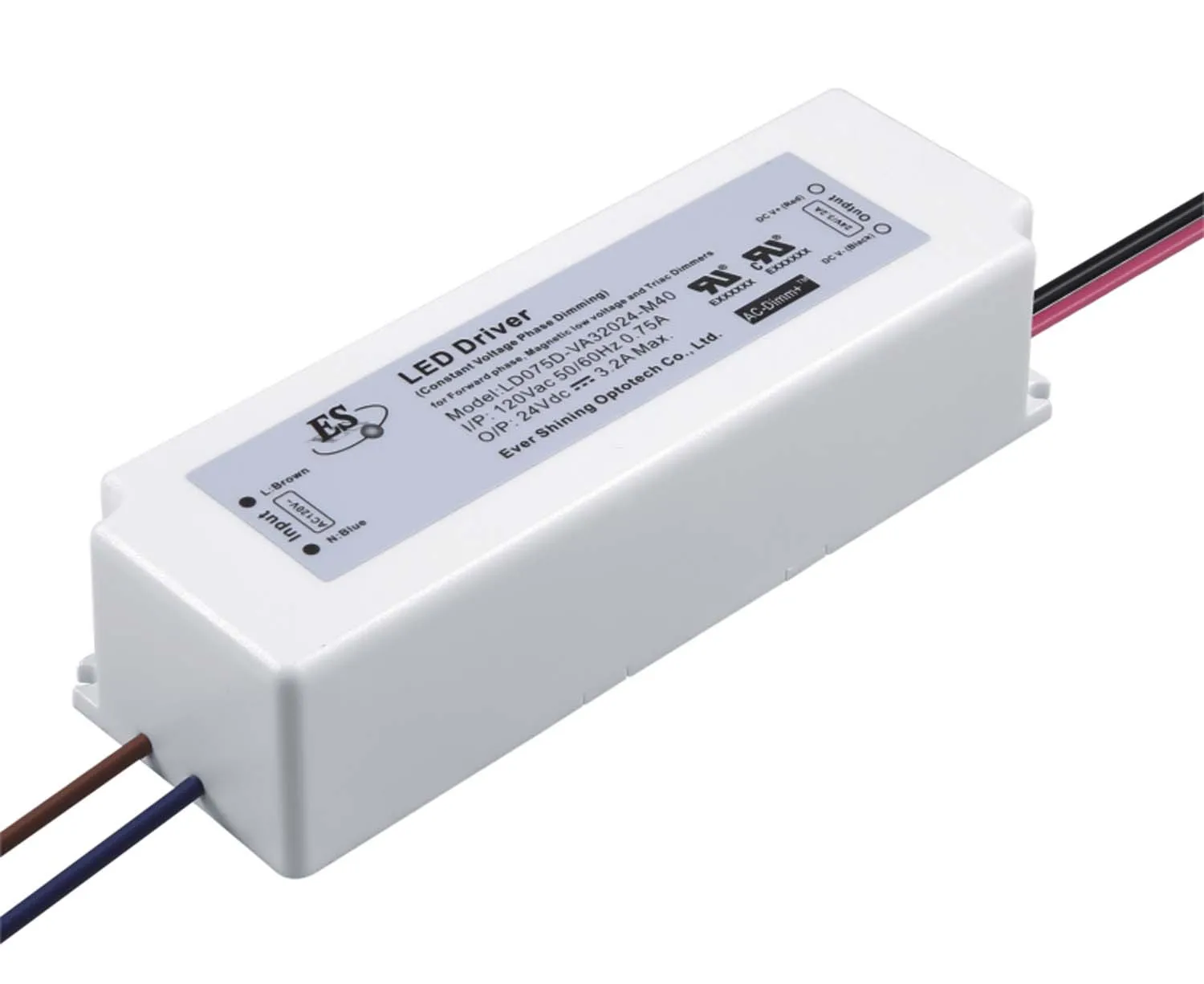 CE 75W 230VAC вход 24VDC выход Triac затемнение постоянного напряжения светодиодный