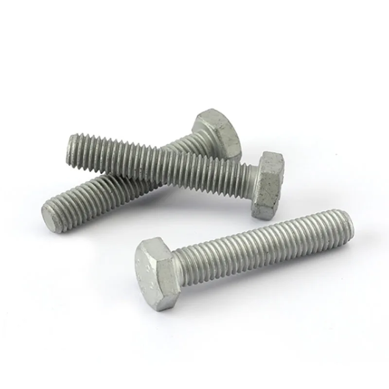 Heavy Hex Bolts for Steel Structure grade 10.9s Large hexagon bolt connection pair dacromet Galvanized Bolts