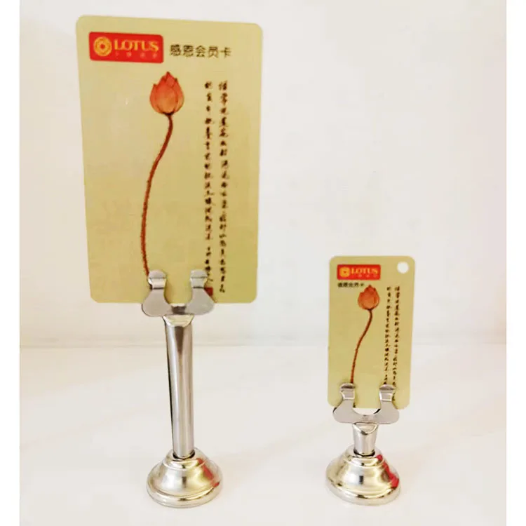 Hot Selling Metal Harp-Clip Table Number Card Holder for Restaurant Weddings Banquets