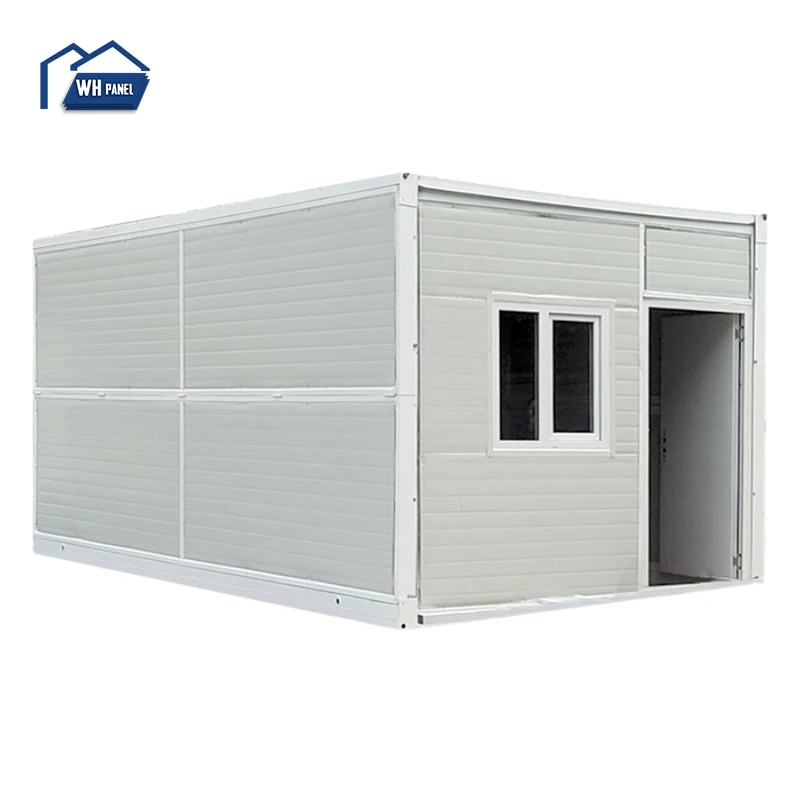 40ft Prefab Mobile Container House Flat Pack Container Apartment Building Folding House 2bedrooms Modern Sandwich Panel Door WH