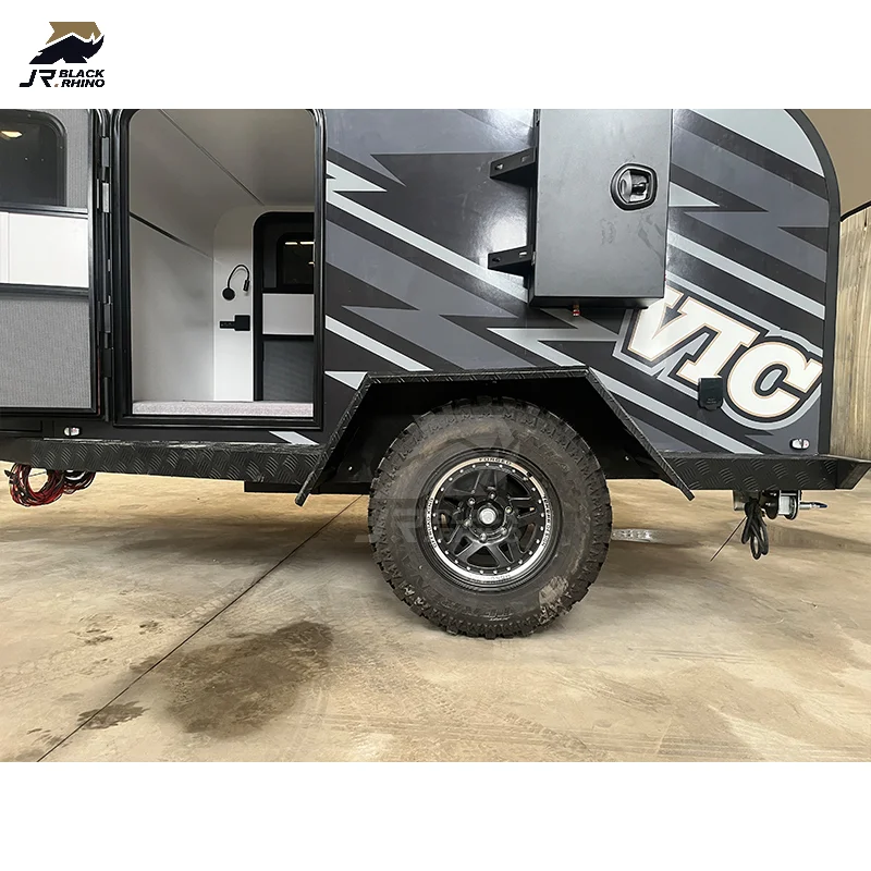 Minitrailer Portable Store Front Tiny House Rv Motor Home Trailer Roofing Actuating Roof Motorhome Mini Van Panel