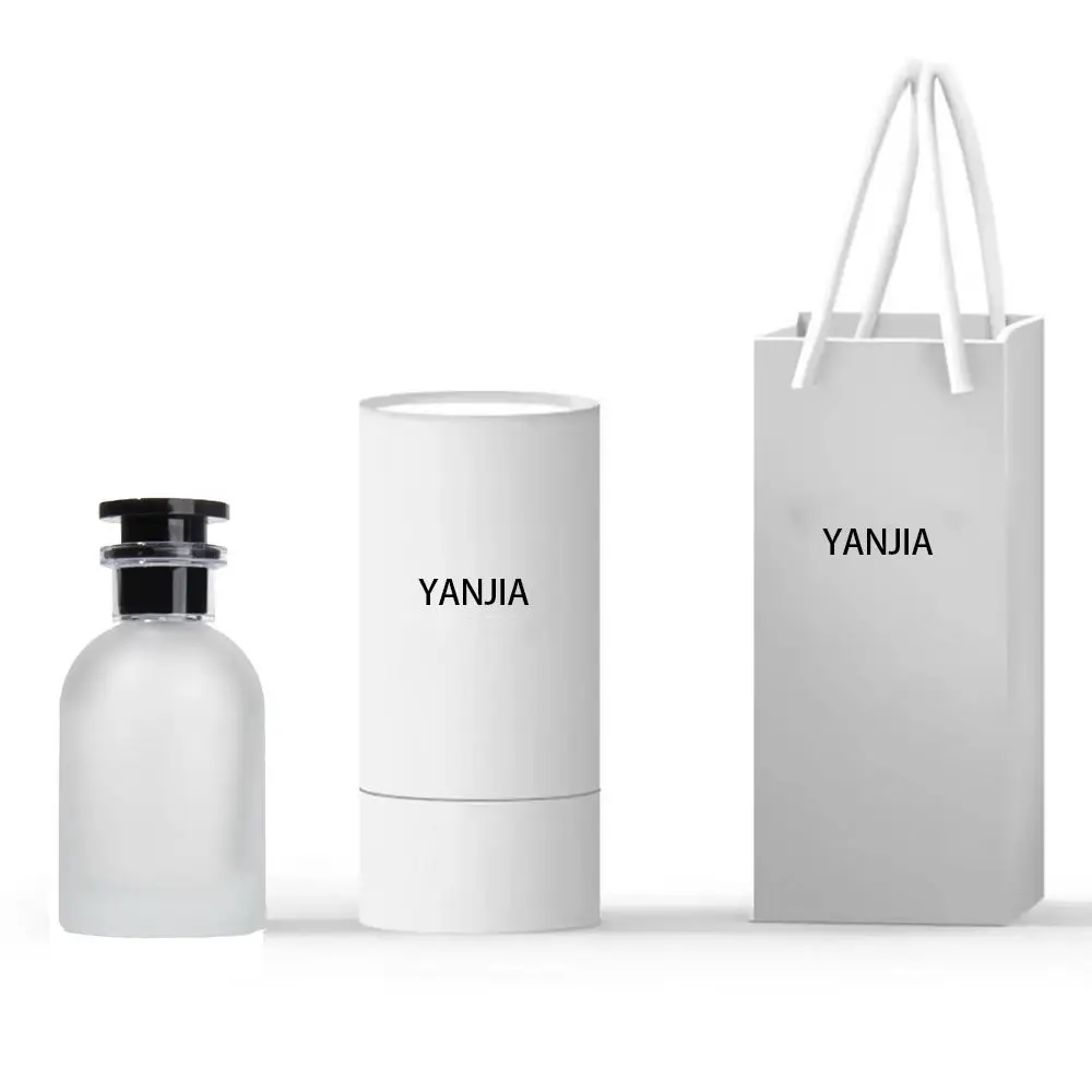 30ml 50ml 100ml frosted empty perfume spray bottle round glass fragrance perfume bottle with customized box