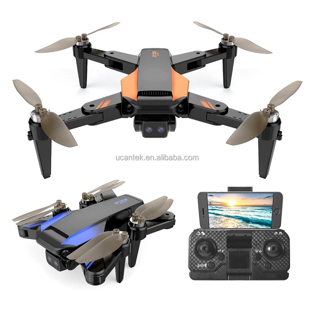 2.4G Obstacle Avoidance Optical Flow Aircraft Drone FPV Photography Brushless Folding RC Drones With Wi-Fi Camera 4K HD