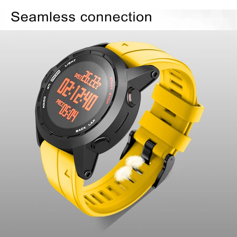 BOORUI 2021 new design 26mm band for garmin for fenix strap silicone replacement watchbands for fenix 3x 5x 6x pro