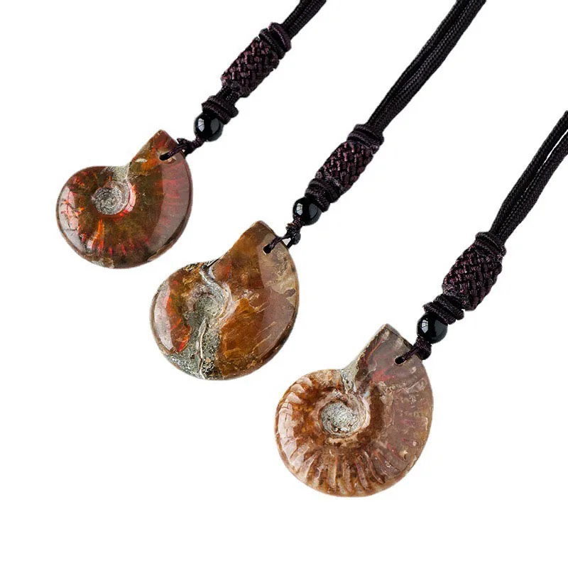 Wholesale Natural Ammonite Pendant for Gift