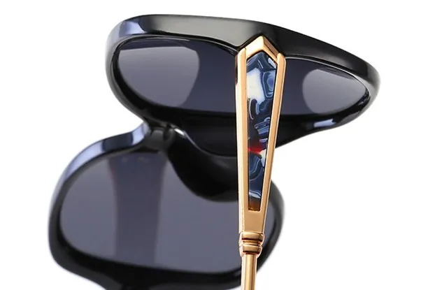  DLLP3105 поляризованные солнцезащитные очки большого размера с кристаллами для женщин винтажные дизайнерские Круглые Солнцезащитные 2021