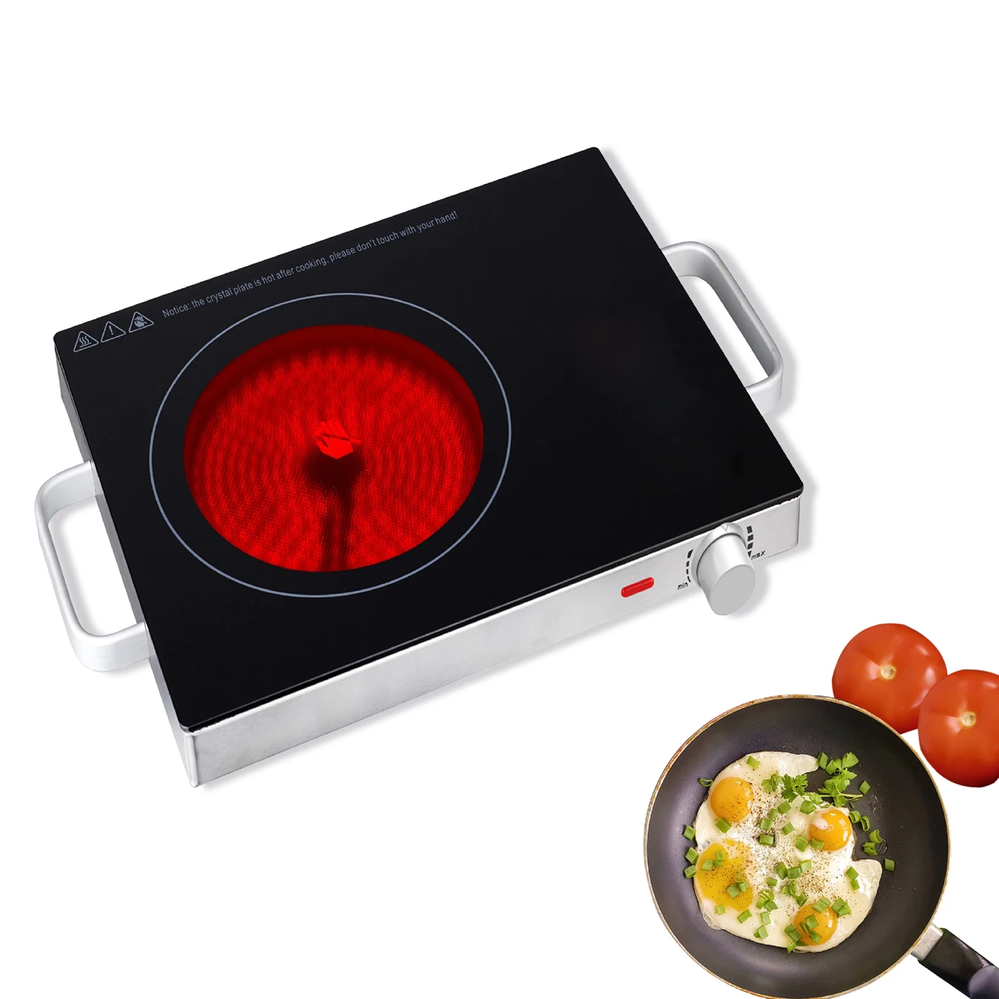 electric infrared ceramic cooktops with knob infrared cooker home applicates electric cooktops