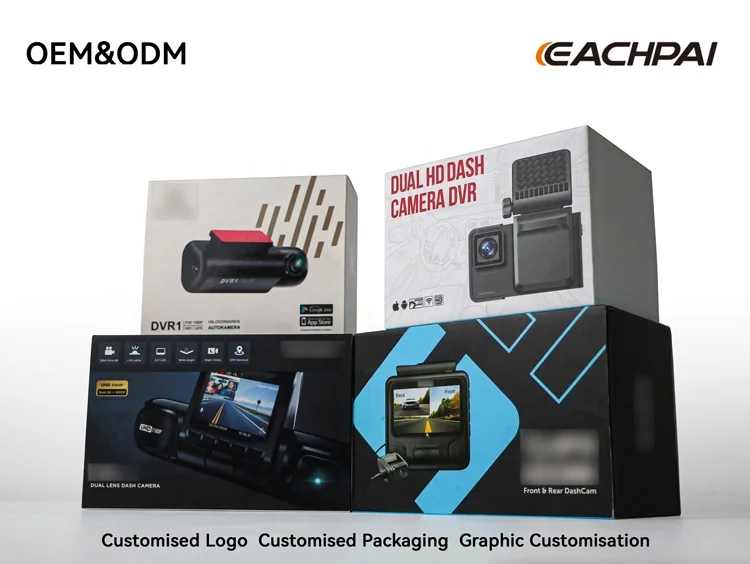 3 Channels EACHPAI X200 Dash Cam Full HD 1080P Front and Inside Car Camera G- Sensor WDR WiFi GPS for taxi drivers