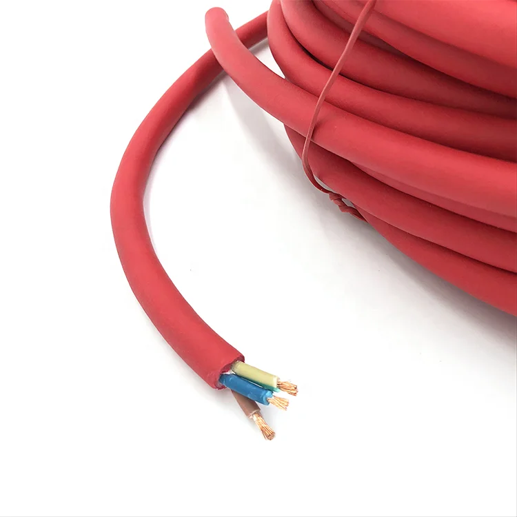 VDE Standard Black Rubber 3 Core 1.5mm2 H07RN-F Mains POWER Cable