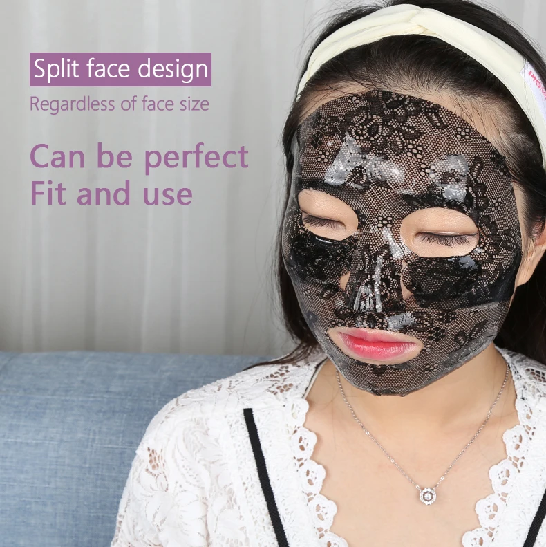Natural Skin Care Best Selling Private Label Karite Korean Custom Moisturizing Lace Sheet Facial Mask Collagen