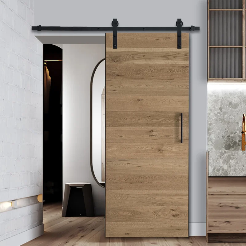 American red oak solid wood sliding doors for bathroom cheap wood bathroom door sliding bathroom wood door