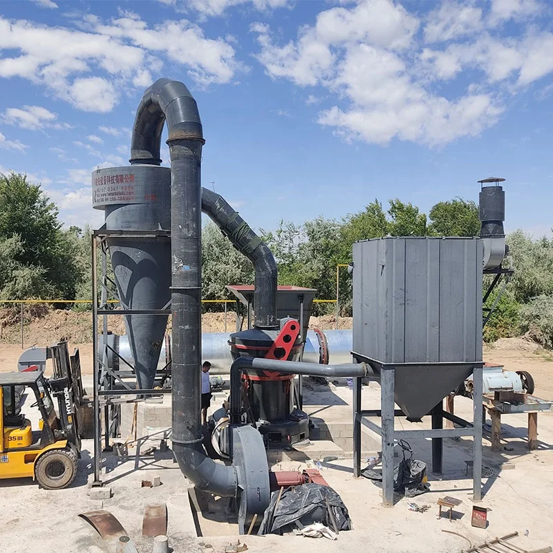 High Performance 4tph Small 4 Raymond Roller Mill For Barite Powder Mill Machine