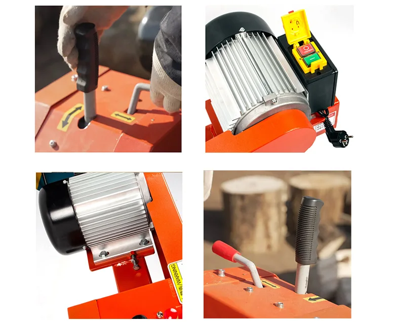 High Quality Log Splitter Hydraulic Electric Wood Splitting Machine Wood Portable Log Splitter for Home Use