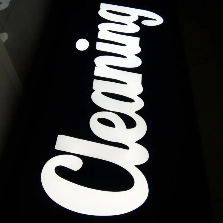 Waterproof Led Illuminated Outdoor Light Channel Store Front Led Signs