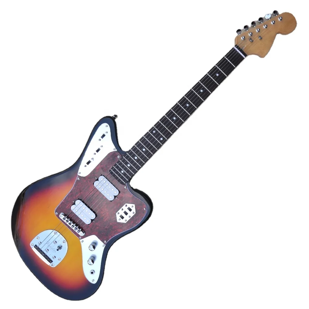 Flyoung Professional Electric Guitar tobacco sunburst 6 Strings Guitar Electric OEM Custom Made
