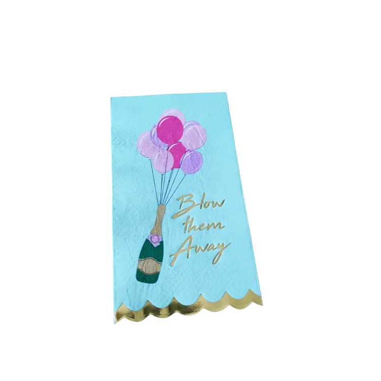 Factory Customized Restaurant 33x40cm Printed Tissue Paper Napkins