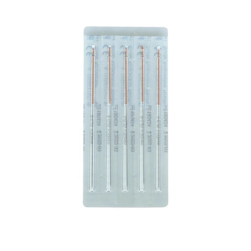 Tony Brand Disposable Sterile Copper Handle Blister Bag Dry Needling Acupuncture Needles