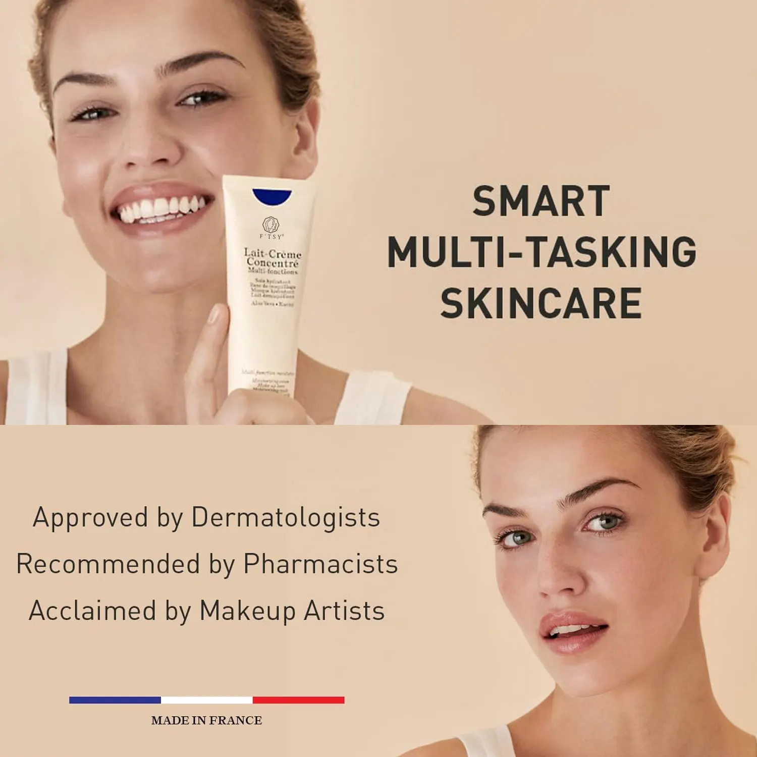 Private Label Multi-function Moisturizer Cream Make up Primer Facial Cleanser Repair 6 in 1 Face Cream