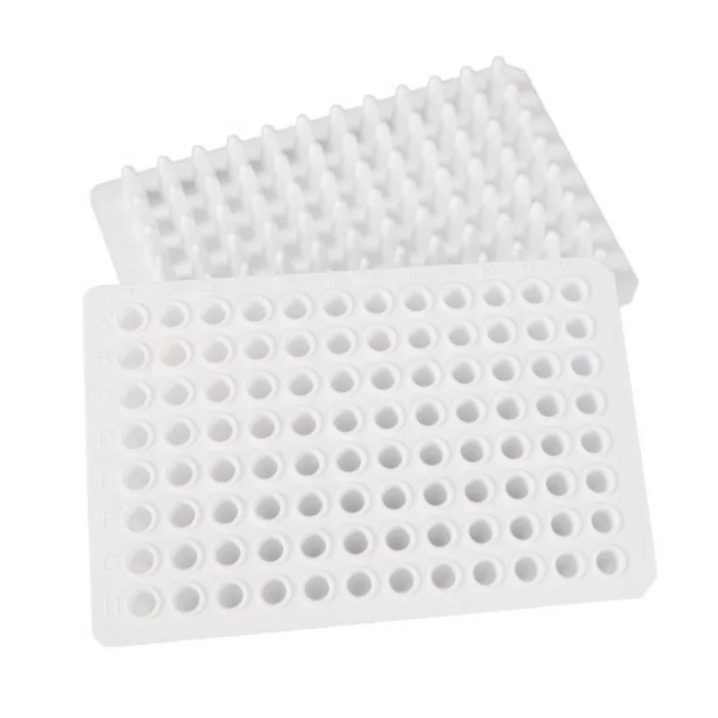 Pyrogen Free 100ul/0.1ml white non-skirted 96 well PCR plate for gene amplification