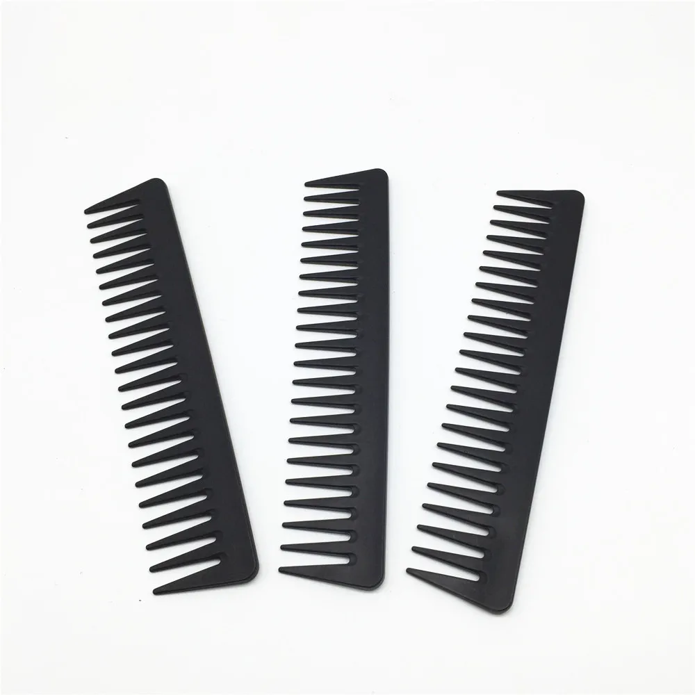
hign quality cutting comb hair carbon material anti static big wide tooth 