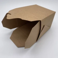 Kraft Paper Chicken Rice Cup Disposable Hamburger Box Fried Chicken Nuggets Food Storage Tools