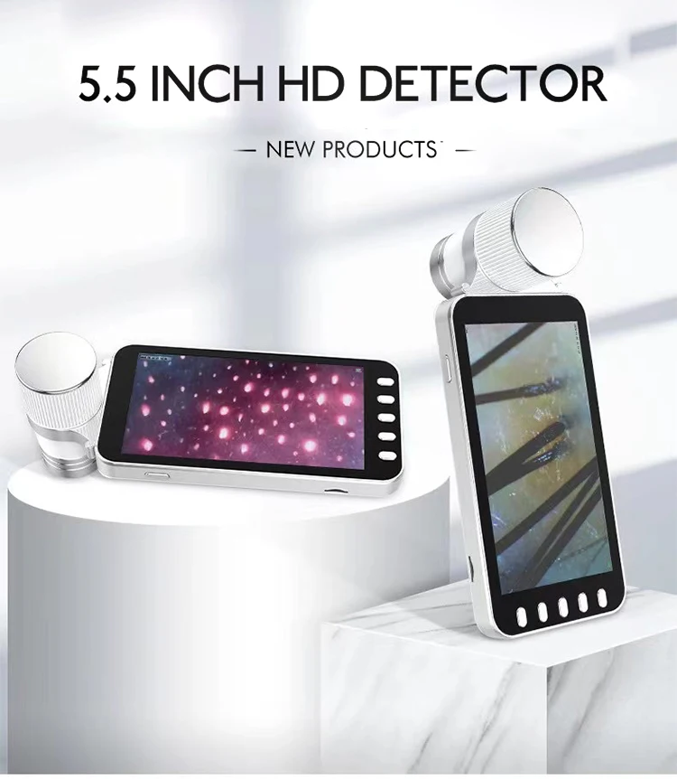 Newest Electric Scalp Massager Analysis Machine Massager Head Camera  Scalp Cleaning Machine Light Therapy Device