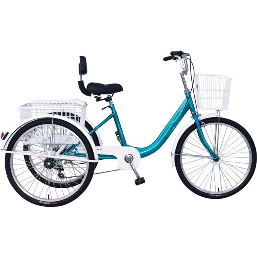 Best Quality Pink Bikes E Tricycle For Adults Adult Trike With Trailer