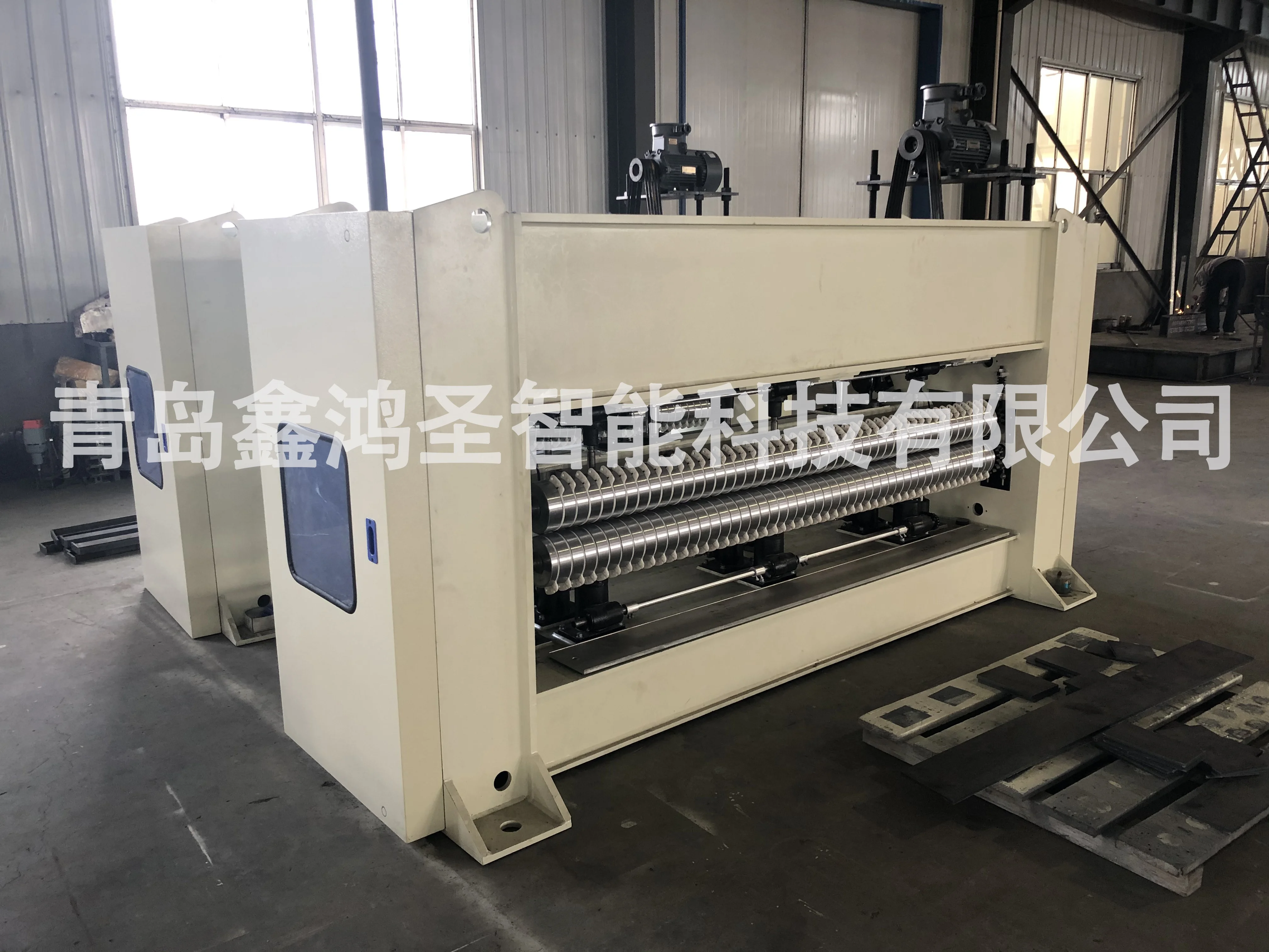 Nonwoven Single cylinder double doffer roller Carding Machine for home textile/nonwoven  making machine