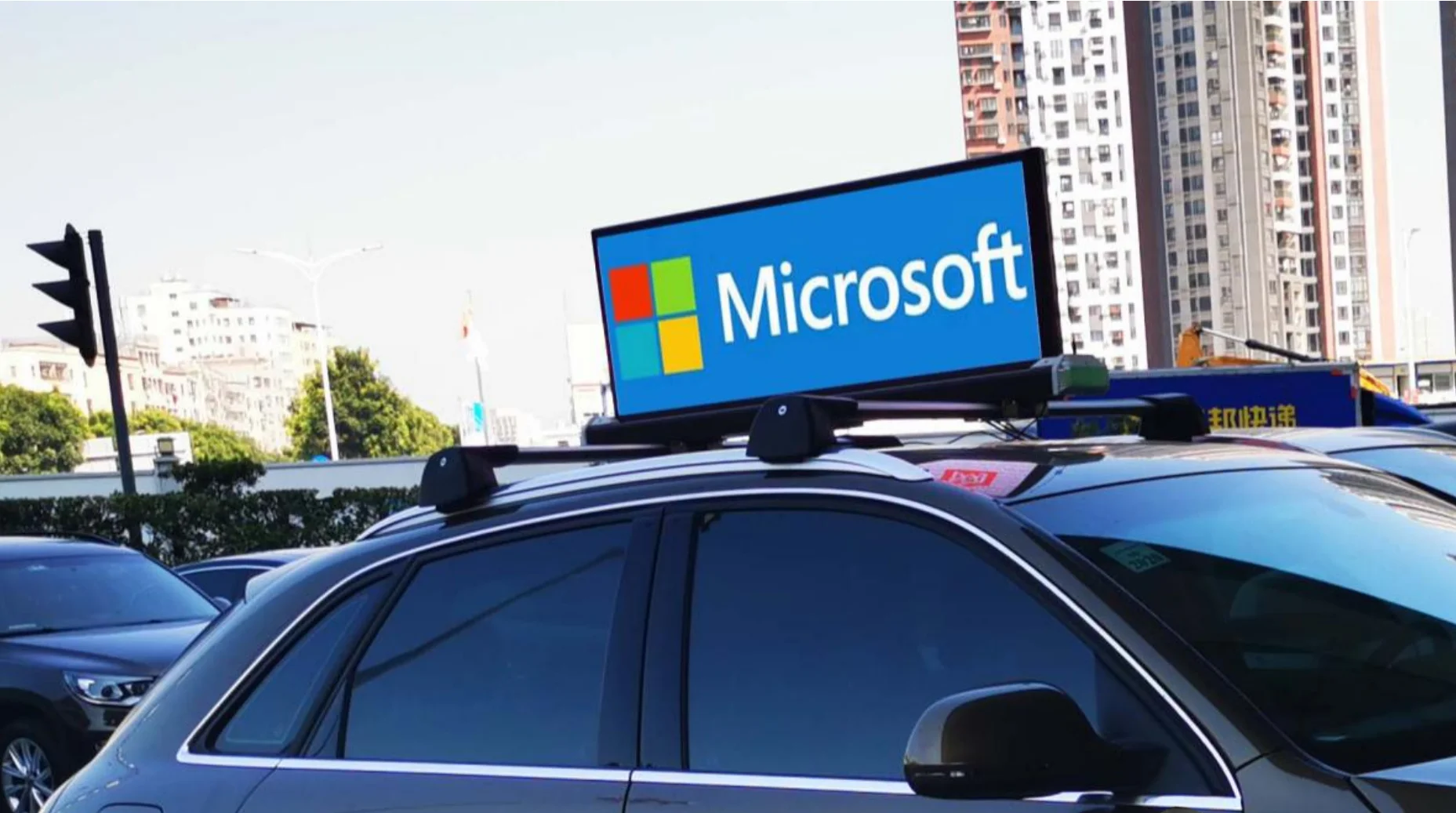 Digital Taxi Roof Led Display P2.5 P3 P5 4G WiFi GPS Outdoor Taxi Top Led Screen