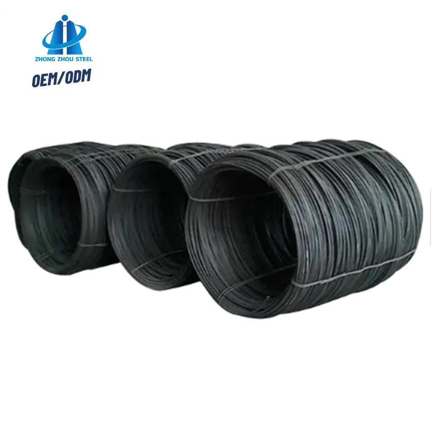 Wholesale building warehouse steel wire Low carbo steel hot rolled 5.5mm-26mm Wire rods for Nail Manufacturing