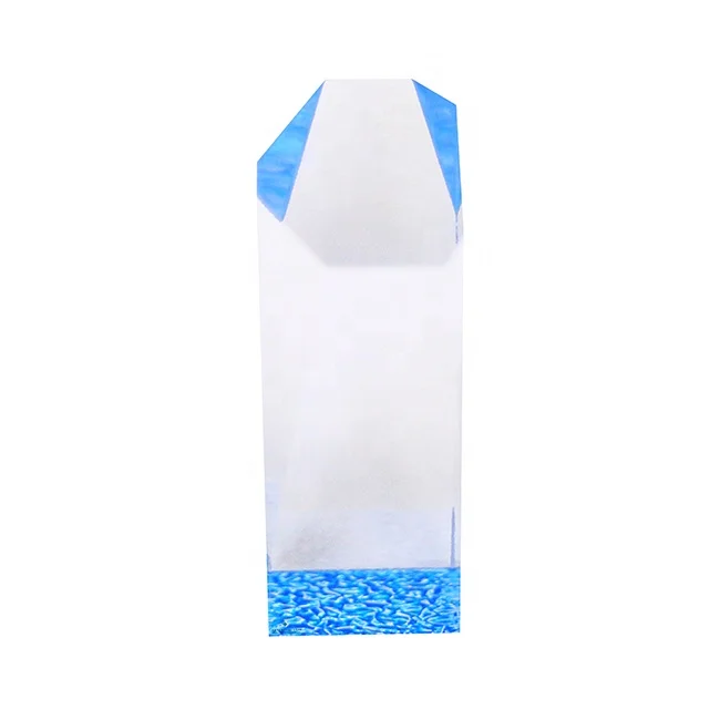 Accepting Small Trail Order Creative Custom Engraved Diamond Crystal Acrylic Trophy Unique Elegant Crystal Acrylic Awards Trophy