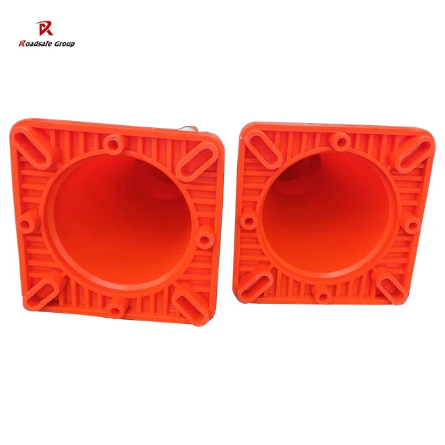 36 дюймов сверхмощный пластиковый барьер отражающий безопасность дорожного движения ПВХ гибкие складные дорожные конус