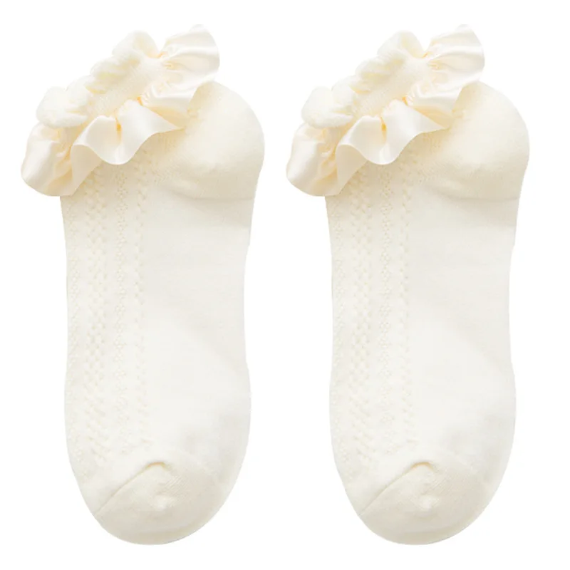 JK Socks Thin Cute Japanese Boat Socks Lolita White Lace Lace Lace Short Socks