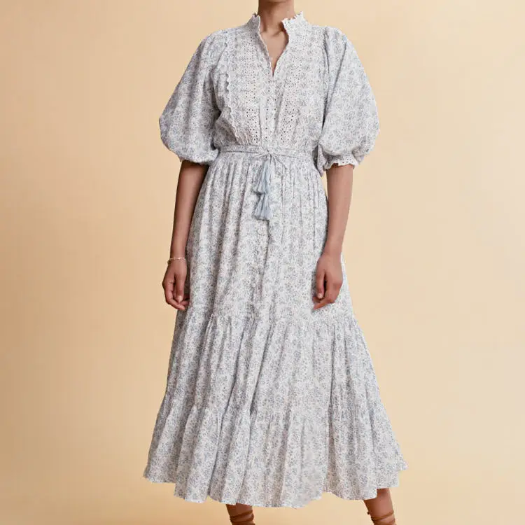 High Quality Custom Women Casual Dresses Custom American European Luxury Brand Clothing