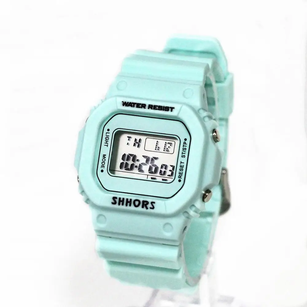 New Colors Student Casual Sports Watch Matcha G Color Digital Shock Watch