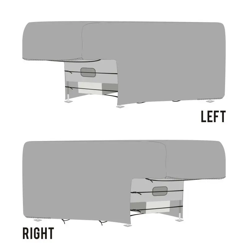 NHCX 300D PU800 Top+160G Non-woven 4 Layer Truck Camper Cover Made In China