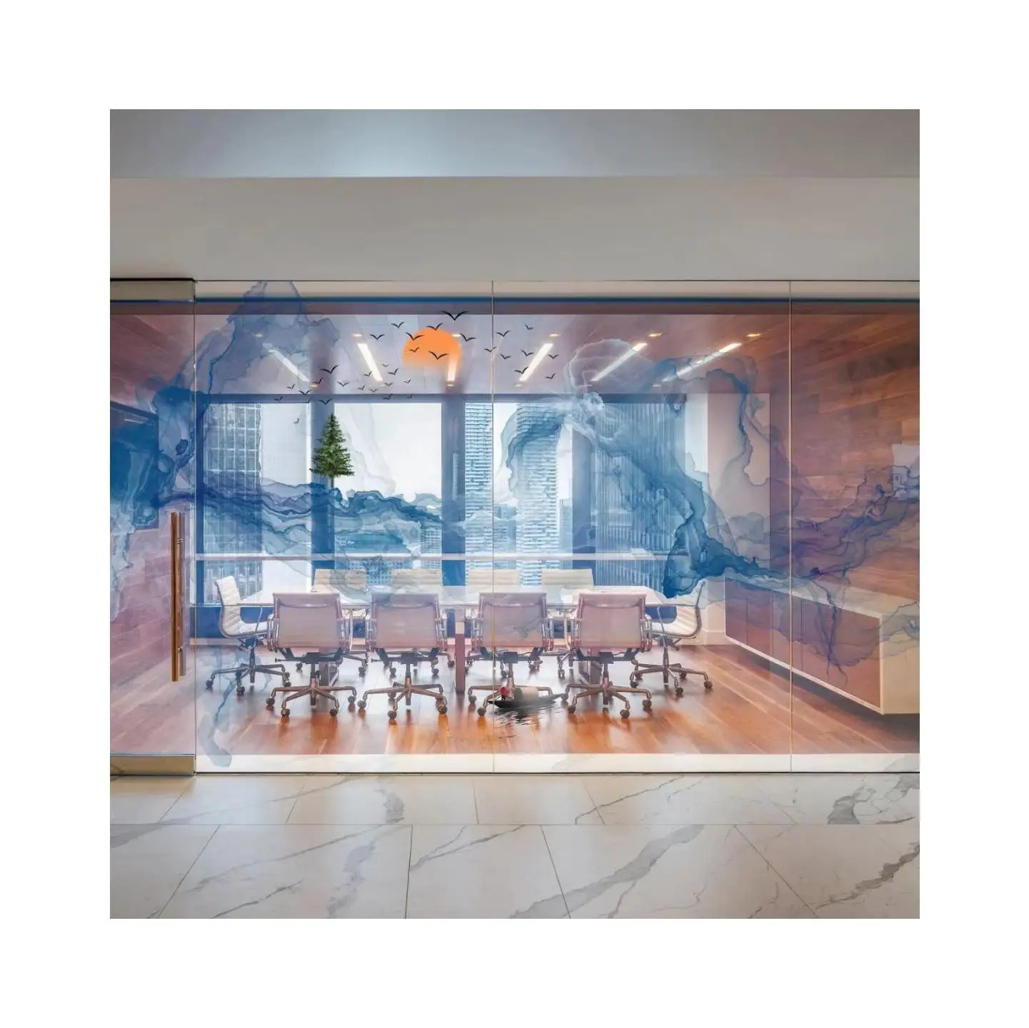 Good Quality Glass Painting Tempered Glass Wall Art Painting Glass Paintings For Home