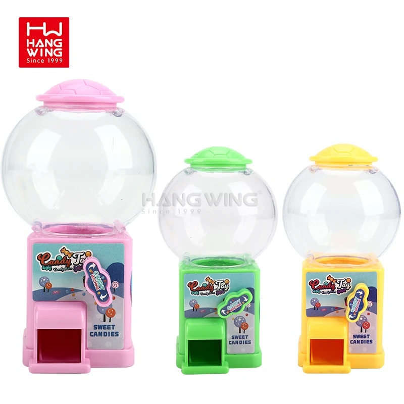 HW Mini Sweet Candy Vending Machine Jelly Bean Candy Toy Ball Gum Ball Dispenser Machine for Kids
