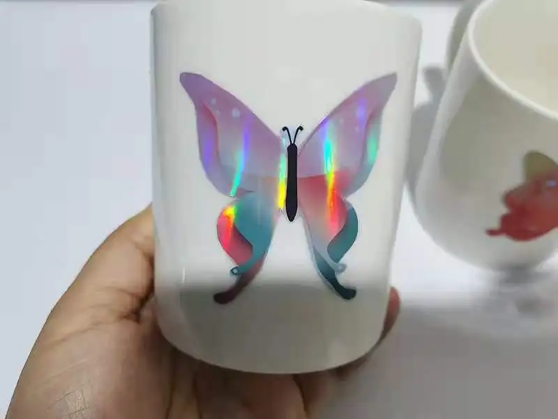 Water-proof 50mic Vinyl Adhesive White Glossy Matte Inkjet Printer Laser Printer PVC A4 Inkjet Holographic Sticker Paper