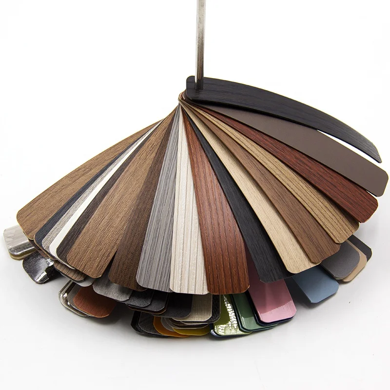 Superior quality pvc edge bands plastic edging tape for particle board PVC edge banding tape for office furniture