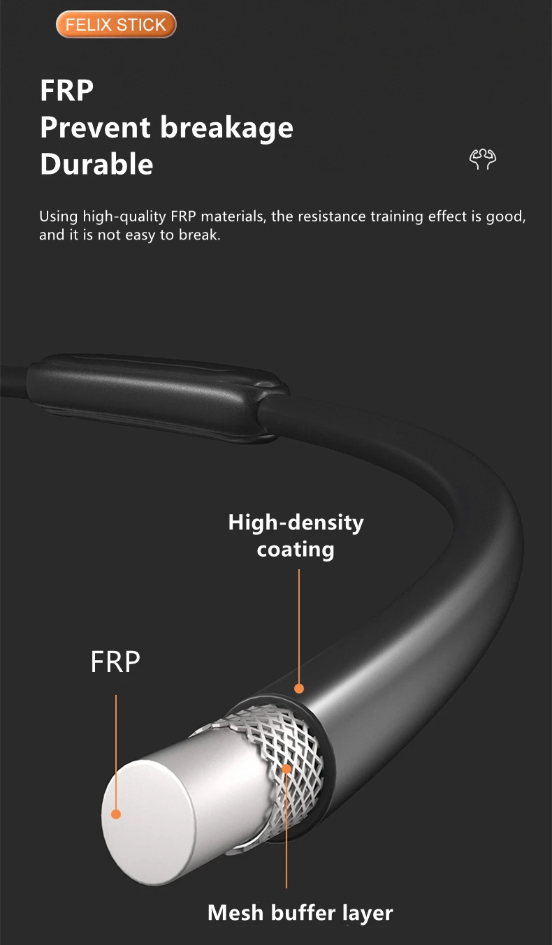 Штанга Флекси-бар Феликс из стеклопластика с логотипом на