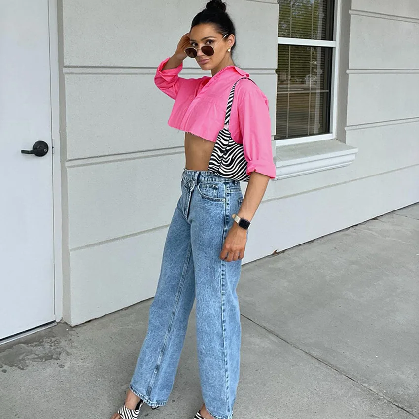 2023 летняя рубашка сексуальная приталенная блузка с рукавом три четверти универсальный дизайн модная женская одежда