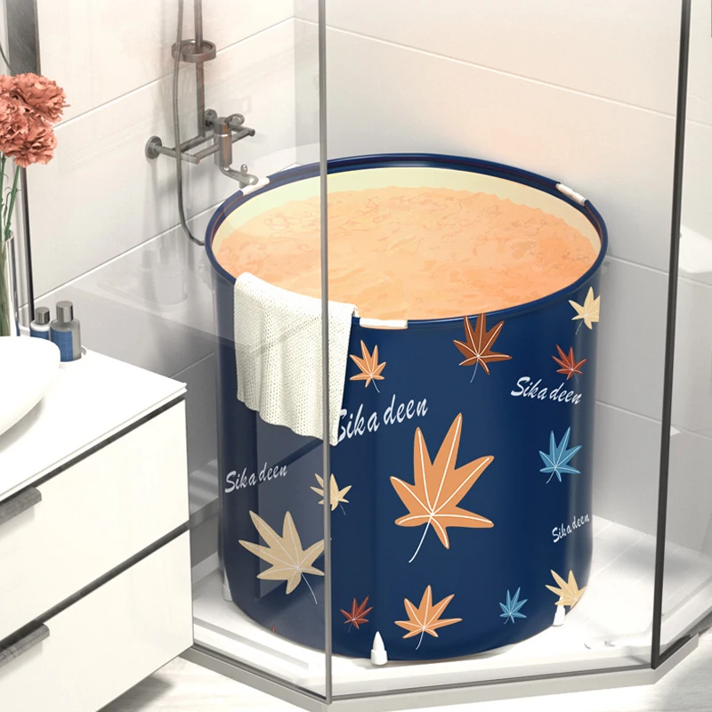 Manufacture Plastic PVC Adult Portable Folding Bath Bucket