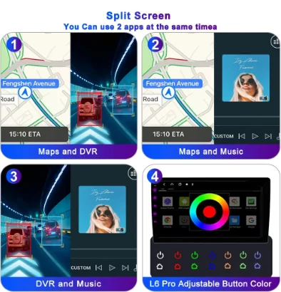 L6Pro 8Core QLED 5G WIFI DSP Car Radio Stereo Multimedia For Hyundai Getz 2002-2011 Android 13 2Din GPS Navi Carplay Auto