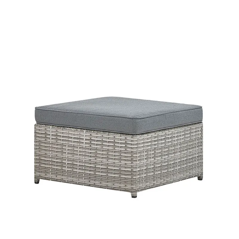 4 Seater luxury corner wicker l shape garden sets rattan outdoor furniture