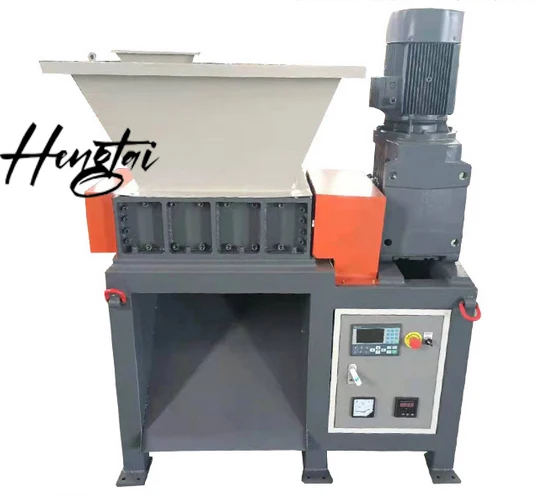 Double Shaft Waste Recycling Machine/Small Tire Shredder