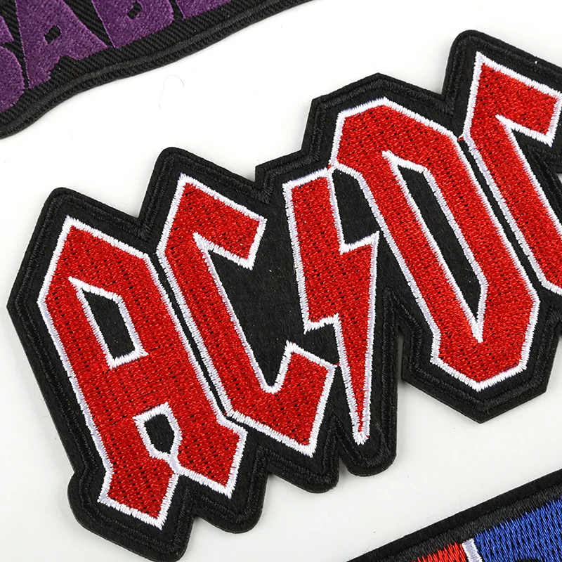 11pcs  patches sets, AC DC, rock, 23, race spirit patches
